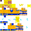 Minecraft skin texture, 64x64 pixels