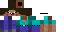 Minecraft skin texture, 64x32 legacy pixels