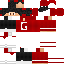 Minecraft skin texture, 64x64 pixels