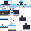 Minecraft skin texture, 64x64 pixels