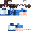 Minecraft skin texture, 64x64 pixels