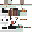 Minecraft skin texture, 64x64 pixels