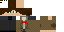 Minecraft skin texture, 64x32 legacy pixels