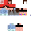 Minecraft skin texture, 64x64 pixels