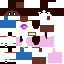Minecraft skin texture, 64x64 pixels