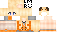 Minecraft skin texture, 64x32 legacy pixels