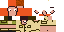 Minecraft skin texture, 64x32 legacy pixels