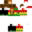 Minecraft skin texture, 64x64 pixels