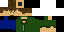 Minecraft skin texture, 64x32 legacy pixels
