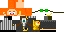 Minecraft skin texture, 64x32 legacy pixels