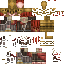 Minecraft skin texture, 64x64 pixels
