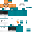 Minecraft skin texture, 64x64 pixels