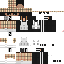 Minecraft skin texture, 64x64 pixels