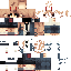 Minecraft skin texture, 64x64 pixels