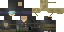 Minecraft skin texture, 64x32 legacy pixels