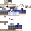 Minecraft skin texture, 64x64 pixels