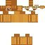Minecraft skin texture, 64x64 pixels