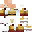 Minecraft skin texture, 64x64 pixels