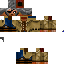 Minecraft skin texture, 64x64 pixels