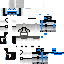 Minecraft skin texture, 64x64 pixels
