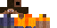 Minecraft skin texture, 64x32 legacy pixels