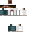 Minecraft skin texture, 64x64 pixels