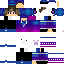 Minecraft skin texture, 64x64 pixels