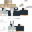 Minecraft skin texture, 64x64 pixels