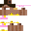 Minecraft skin texture, 64x64 pixels