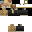Minecraft skin texture, 64x64 pixels