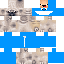 Minecraft skin texture, 64x64 pixels