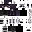Minecraft skin texture, 64x64 pixels