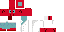 Minecraft skin texture, 64x32 legacy pixels