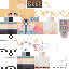 Minecraft skin texture, 64x64 pixels