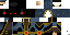 Minecraft skin texture, 64x32 legacy pixels