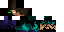 Minecraft skin texture, 64x32 legacy pixels