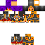 Minecraft skin texture, 64x64 pixels