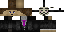 Minecraft skin texture, 64x32 legacy pixels