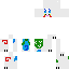 Minecraft skin texture, 64x64 pixels