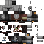 Minecraft skin texture, 64x64 pixels