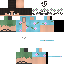 Minecraft skin texture, 64x64 pixels