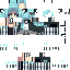 Minecraft skin texture, 64x64 pixels