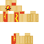Minecraft skin texture, 64x64 pixels