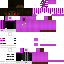 Minecraft skin texture, 64x64 pixels