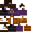 Minecraft skin texture, 64x64 pixels