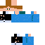 Minecraft skin texture, 64x64 pixels