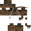 Minecraft skin texture, 64x64 pixels