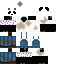 Minecraft skin texture, 64x64 pixels
