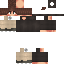 Minecraft skin texture, 64x64 pixels