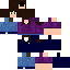 Minecraft skin texture, 64x64 pixels